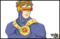 How to Draw Cyclops from X-Men