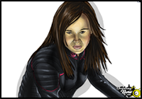 How to Draw Kitty Pryde, Ellen Page from X-Men: Days Of Future Past