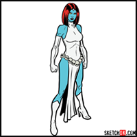 How to Draw Mystique