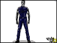 How to Draw Colossus, Daniel Cudmore from X-Men: Days Of Future Past