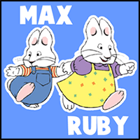 How to Draw Max and Ruby from Max and Ruby with Easy Step by Step Drawing Tutorial