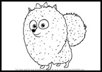 How to Draw Gidget from The Secret Life of Pets