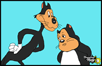 How to Draw Babbit And Catstello from Looney Tunes