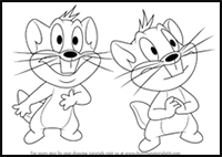 How to Draw Mac and Tosh from Looney Tunes
