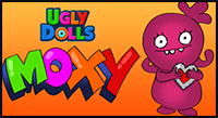 How to Draw Moxy from Uglydolls!