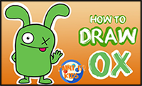 How to Draw Ox - UglyDolls Movie