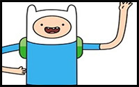 .How to Draw Finn (Adventure Time)