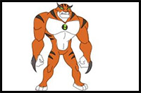 How to Draw Rath from Ben 10 Omniverse