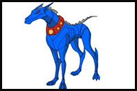 How to Draw Khyber'S Dog from Ben 10 Omniverse 