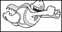 How to Draw Captain Underpants