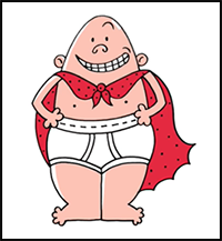 How to Draw Captain Underpants | Drawing Lesson