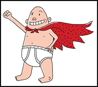 How to Draw Captain Underpants!