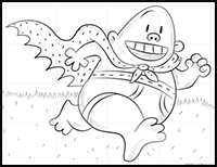 How to Draw Captain Underpants