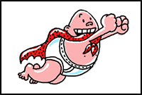 How to Draw Captain Underpants
