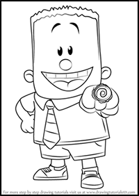 How to Draw George Beard from Captain Underpants Movie