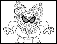 How to Draw Professor Poopypants from Captain Underpants Movie