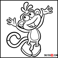 How to Draw Boots | Dora the Explorer