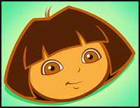 How to Draw Dora Easy