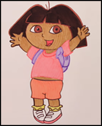 How to Draw Dora the Explorer