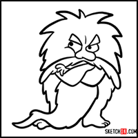 How to Draw The Grumpy Old Troll | Dora the Explorer