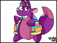 How to Draw Tico the Squirel from Dora The Explorer