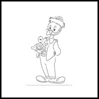 How to Draw Gyro Gearloose from DuckTales