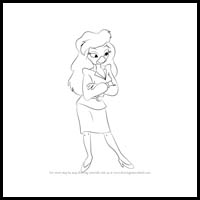 How to Draw Gandra Dee from DuckTales