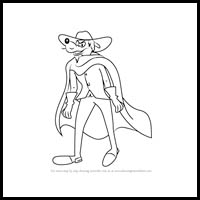 How to Draw Jack the Tripper from DuckTales