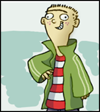 How to Draw Ed from Ed Edd N Eddy