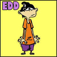 How to Draw Edd from Ed, Edd, and Eddy Drawing Tutorial