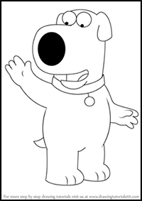 How to Draw Brian Griffin from Family Guy