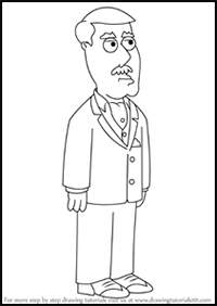 How to Draw Carter Pewterschmidt from Family Guy