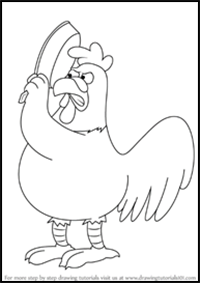 How to Draw Ernie the Giant Chicken from Family Guy