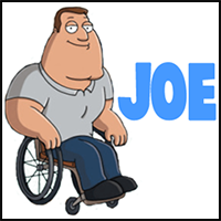 How to Draw Joe Swanson from Family Guy with Easy to Follow Steps