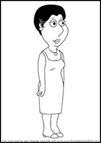 How to Draw Barbara Pewterschmidt from Family Guy