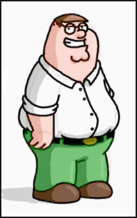 How to Draw Peter Griffin from The Family Guy