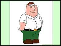 How to Draw Peter from Family Guy