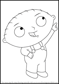 How to Draw Stewie Griffin from Family Guy