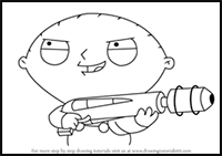 How to Draw Evil Stewie from Family Guy