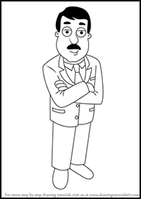 How to Draw Tom Tucker from Family Guy