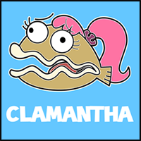 How to Draw Clamantha from Fish Hooks with Easy Step by Step Drawing Tutorial