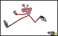 How to Draw Wilt from Fosters Home For Imaginary Friends