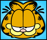 How to Draw Garfield Easy
