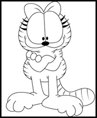 How to Draw Nermal from Garfield