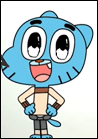 How to Draw Gumball from The Amazing World of Gumball