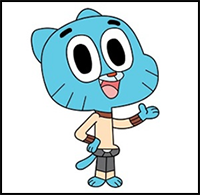 How to Draw Gumball Watterson