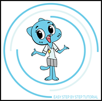How to Draw Nicole Watterson from the Amazing World of Gumball