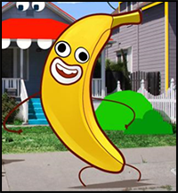 How to Draw Banana Joe, Banana Joe