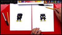 How to Draw Badtz-Maru from Hello Kitty