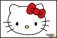 How to Draw Hello Kitty Step by Step